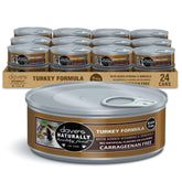 Dave's Pet Food turkey pate 24-pack display for bulk feeding