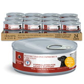 Dave's Pet Food Kidney Support Tuna Pate package shows low phosphorus formula for kidney care.