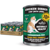 Dave's Pet Food pate-chicken-bowl shows grain-free nutrition your cat can enjoy.