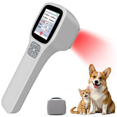 Dawfek cold laser therapy device front view for at-home pet care and easy therapy.