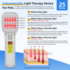 Dawfek cold-laser-therapy-device-side-profile portable design for on-the-go pet treatment.