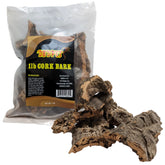 DBDPet cork bark rounds in terrarium creating natural hides.