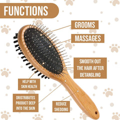 KylePet brush shedding-removal helps reduce loose fur during daily grooming.