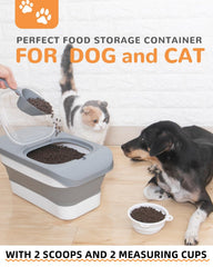 DDMOMMY pet food storage container made of HDPE for safe, durable storage.