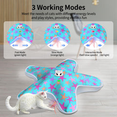 ddxcoo cat toy moving feathers accessory close-up demonstrates engaging play.