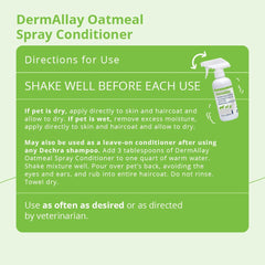 Creamy lather from Dechra DermAllay oatmeal conditioner eases bath rinsing