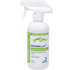 Dechra DermAllay Oatmeal Spray Bottle for gentle conditioning and soothing skin.