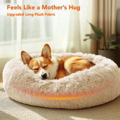 Deconovo donut dog bed 30 inch diameter offers ample space for pets
