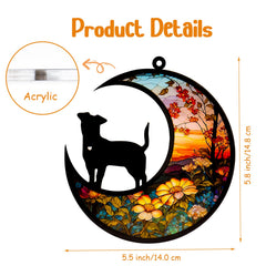 DeerZone custom dog name date suncatcher offers personalized remembrance for cherished pets.