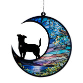 DeerZone dog memorial suncatcher close-up design shows vibrant colors for heartfelt remembrance