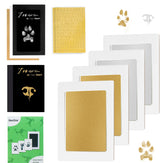 DeerZone inkless paw print kit box shows clean design for mess-free keepsakes.
