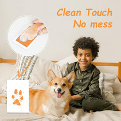 DeerZone Inkless Paw Print Kit inkless pads shown for clean paws