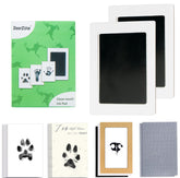 DeerZone Inkless Paw Print Kit packaging showing clean, mess-free setup for busy pet parents