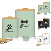 Dekosilave dog treat container large displays organized storage for up to 6-7 lbs.