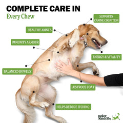 Deley Naturals glucosamine joint-support chews highlighting mobility support.