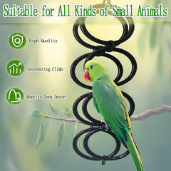 Delllala ball-python toy hanging-rings promotes interactive play