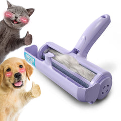 DELOMO Pet Hair Roller on couch removes fur for a cleaner living room