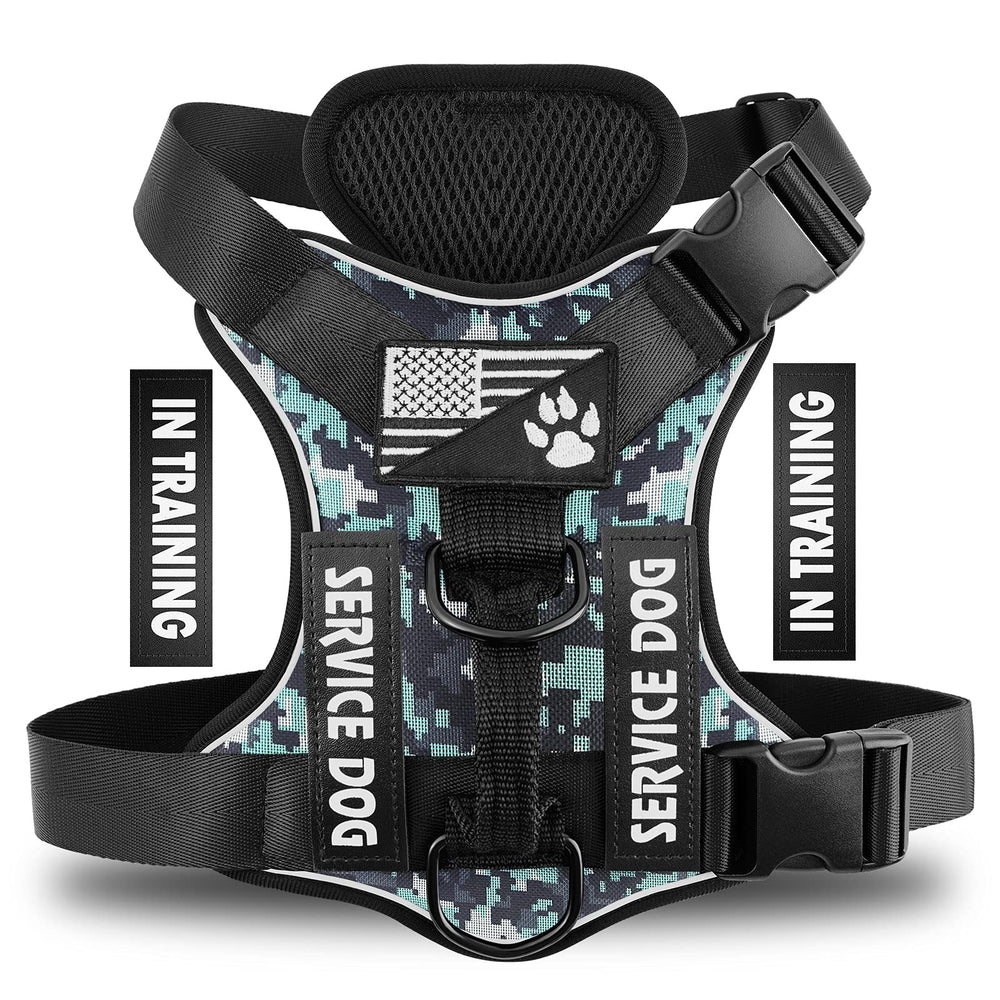 Demigreat service dog harness back clip for controlled training and walking