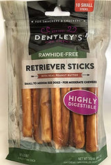 Dentley rawhide-free chews offer a digestible option for moderate chewers.