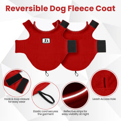 DENTRUN easy-on coat with hook-and-loop closures for quick dressing