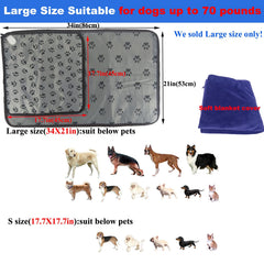 DEOMAN heating pad with chew-resistant cord enhances pet safety during use