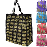 Derby Originals bolsa heno cuatro caras patentada, permite comer desde cualquier lado y reduce desperdicio.