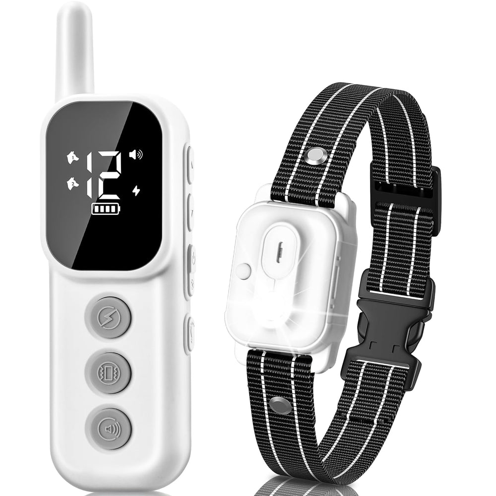 Dergo dog shock training collar with remote enables confident off-leash control