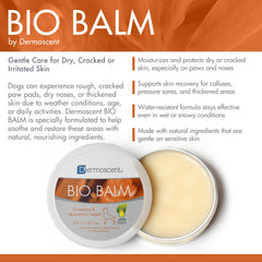 Dermoscent Bio Balm thick-rich-texture shows easy spread for immediate nourishment.