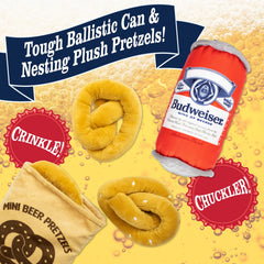 Design Lab Suds Snack Pack dog toy bundle promotes interactive play.