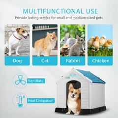 DEStar dog house detachable roof simplifies cleaning and maintenance.