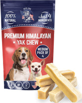 Devil Dog Pet Co Himalayan Yak Cheese chews pack-front view for long-lasting chew.