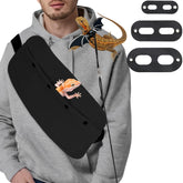Dexspoeny bearded dragon leash and harness in black for secure outdoor walks