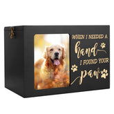 DGDCDV pet urn large front photo display preserves memories beautifully