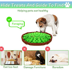 DiDiBirDi snuffle mat tie-down rope prevents slipping during active enrichment sessions.