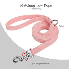 Didog padded harness with adjustable straps for comfort.