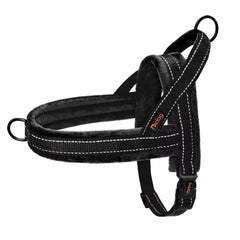 Didog soft flannel padded harness with front D-ring for no-pull training.