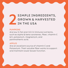 Diggin' Your Dog Firm Up ingredients close-up with USA-made pumpkin and apple pectin for sensitive eaters