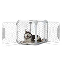 Diggs Evolv dog crate assembly shows modular design for flexible home setup