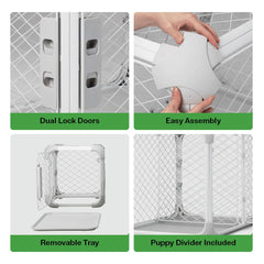 Diggs Evolv modular doors adapt to space while keeping pets secure
