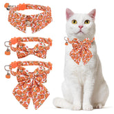 DILLYBUD Thanksgiving cat collar with buckle shows safe breakaway design for adventures.