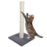 Dimaka cat-scratching-post tall base 29in for all sizes, stability advantage