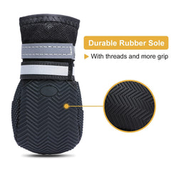 Dimicoo breathable dog boots—lightweight material for all-day comfort.
