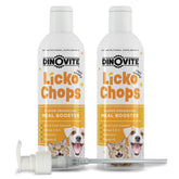 Dinovite Lickochops pump bottle for easy daily dosing and convenience.