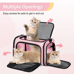 Discala carrier features removable fleece pad for easy cleaning.