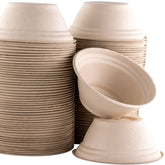 Disco Pets biodegradable-pet-bowls 8oz 100pk ready for mess-free meals and easy cleanup.