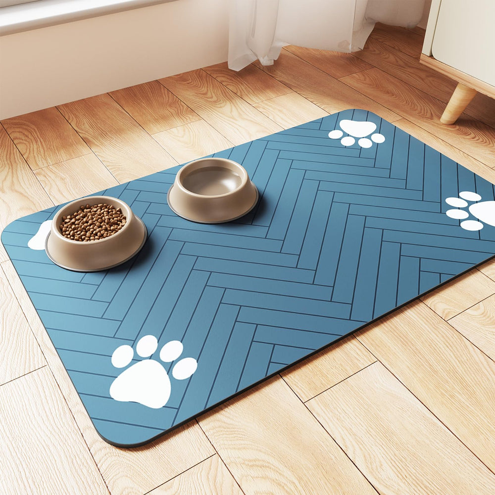 DK177 absorbent mat captures spills for cleaner meals