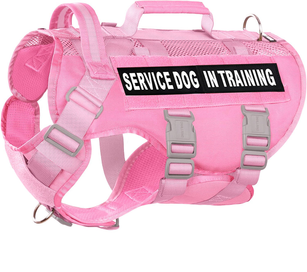 Dnallrino tactical harness with air mesh for breathable all-season comfort during walks