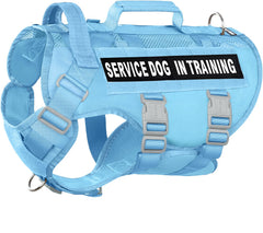 Dnallrino tactical dog harness large dog with breathable air mesh for all-season comfort.