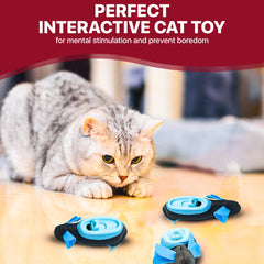 Doc & Phoebe's SPOT feeder in action encourages natural hunting behavior during mealtime.