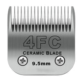 DODAER 4FC blade close-up showing precise 9.5mm cut for clean grooming